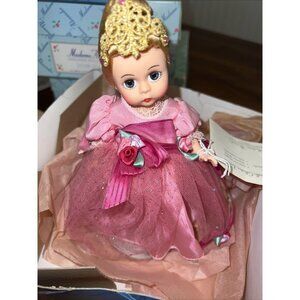 Madame Alexander Doll Cinderella 13400 Pink Gown Flowers 8" w/ Box, Tag Stand